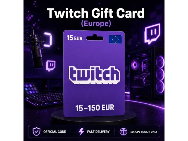 Twitch (BE) 15 EUR Бельгия - цифровая карта