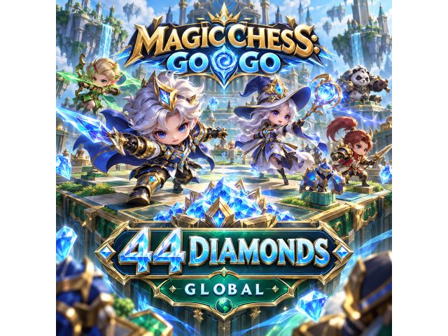 Magic Chess: Go Go — 44 Diamonds (Global, кроме Малайзии)