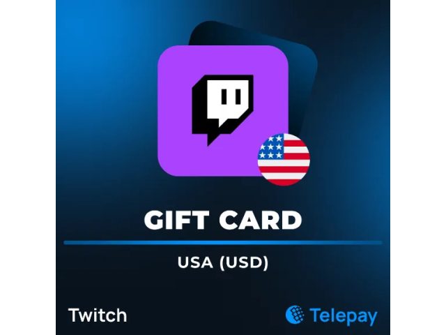 Twitch Gift Card (USD) 50 USD - цифровая карта