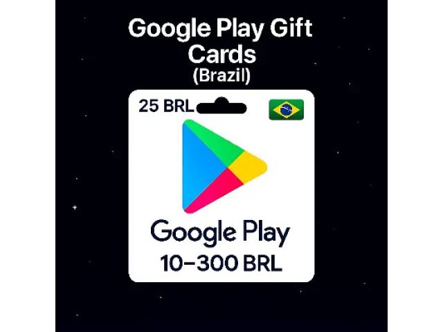 Google Play (BR) 10 BRL Бразилия - цифровая карта