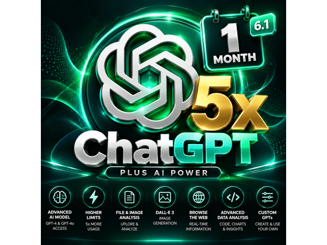 ChatGPT 6.1 ASTRA | PRO 5x 1 месяц | CODEX | ЛИЧНЫЙ | ПРОДЛЕНИЕ