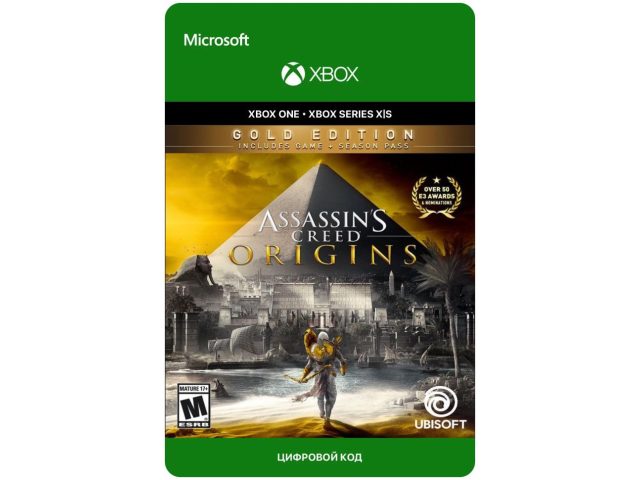 Игра Assassin's Creed Истоки (Origins) Gold Edition для Xbox One/Series X S, электронный ключ