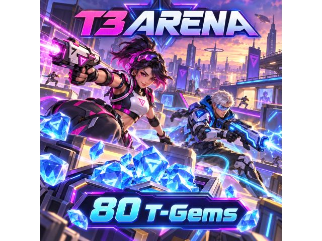 T3 Arena — 80 T-Gems (пополнение по ID)