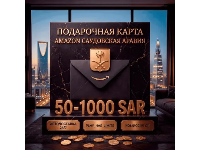 Amazon (SA) 1000 SAR Саудовская Аравия - цифровая карта