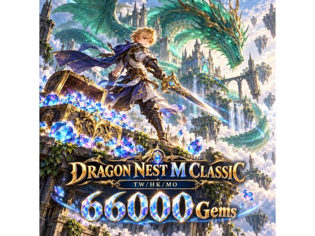 Dragon Nest M Classic (TW/HK/MO) — 66000 Gems