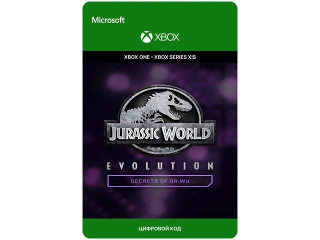 Дополнение JURASSIC WORLD EVOLUTION: SECRETS OF DR WU (DLC) для Xbox One/Series X S, электронный ключ
