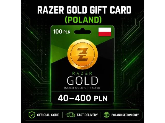 Razer Gold (PL) 40 PLN Польша - цифровая карта