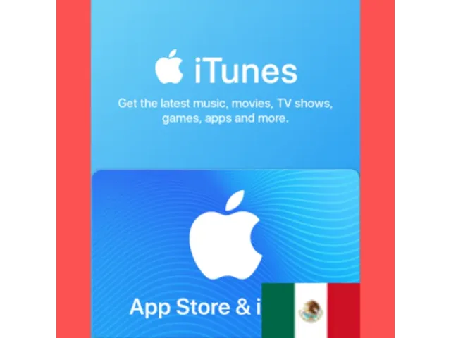 App Store &amp; iTunes (MX) 250 MXN Мексика - цифровая карта