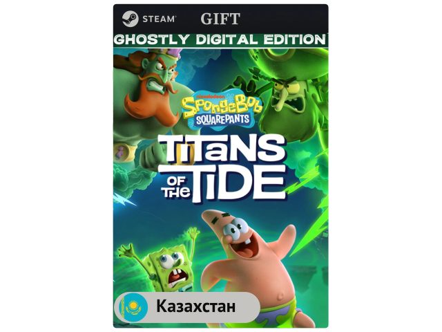 Игра SpongeBob SquarePants: Titans of the Tide Ghostly Digital Edition для PC (ПК) Steam, Steam Deck, GIFT Казахстан