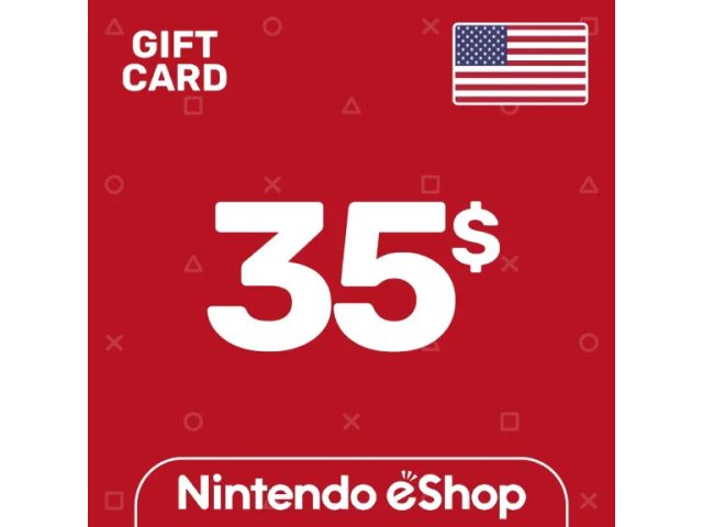 Nintendo (US) 35 USD США - цифровая карта