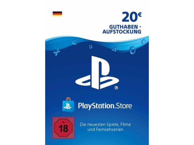 PlayStation (DE) 20 EUR Германия - цифровая карта