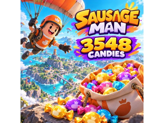 Sausage Man — 3548 Candies (пополнение по Character ID)