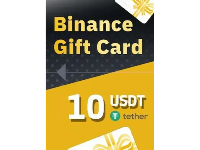Binance (USDT) 10 USD - цифровая карта