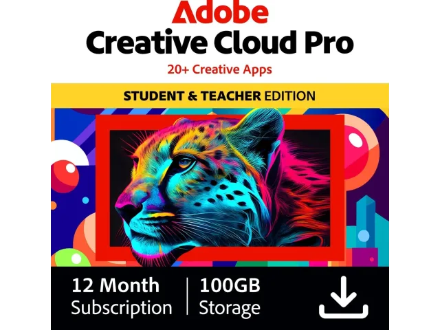 Adobe Creative Cloud Pro | Student &amp; Teacher | Photoshop + P