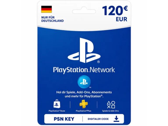 PlayStation (DE) 120 EUR Германия - цифровая карта