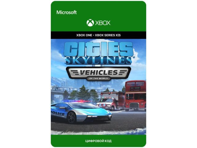 Дополнение Cities: Skylines - Vehicles Of The World (DLC) для Xbox One/Series X S, электронный ключ