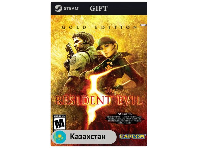 Игра Resident Evil 5 Gold Edition для PC (ПК) Steam, Steam Deck, GIFT Казахстан