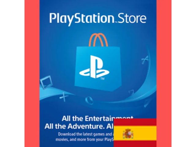 PlayStation (ES) 20 EUR Испания - цифровая карта