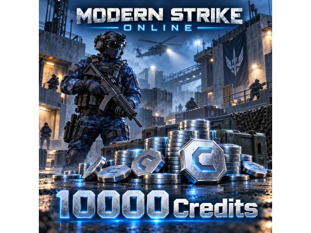 Modern Strike Online — 10000 Credits (пополнение по Player ID)