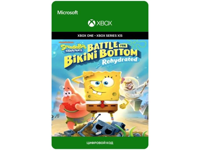 Игра SpongeBob Battle for Bikini Bottom Rehydrated для Xbox One/Series X S, электронный ключ