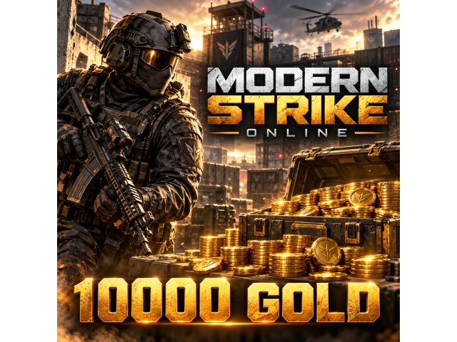 Modern Strike Online — 10000 Gold (пополнение по Player ID)
