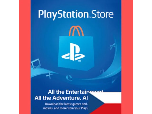PlayStation (CZ) 1040 CZK Чехия - цифровая карта