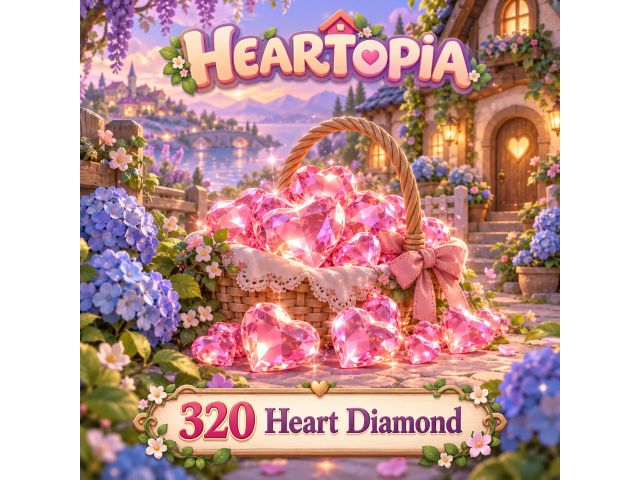 Heartopia — 320 Heart Diamond (пополнение по ID)