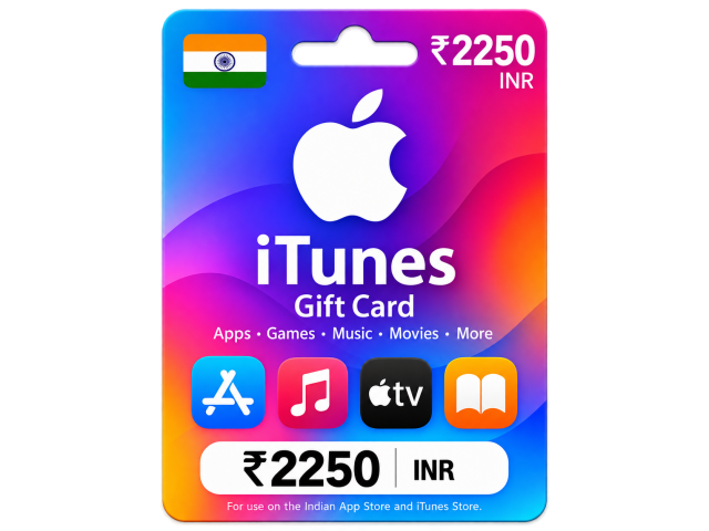 24/7 Apple iTunes/AppStore Gift Card  2250 (Rupee) INR