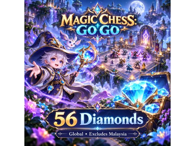 Magic Chess: Go Go — 56 Diamonds (Global, кроме Малайзии)