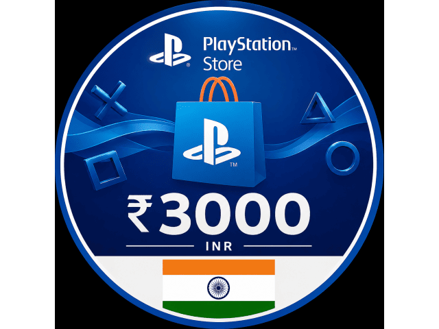 PlayStation(PSN) 3000 INR(Rupee) India