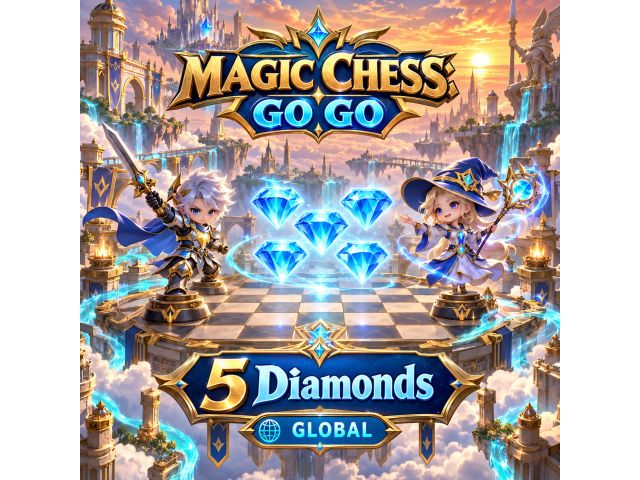 Magic Chess: Go Go — 5 Diamonds (Global, кроме Малайзии)