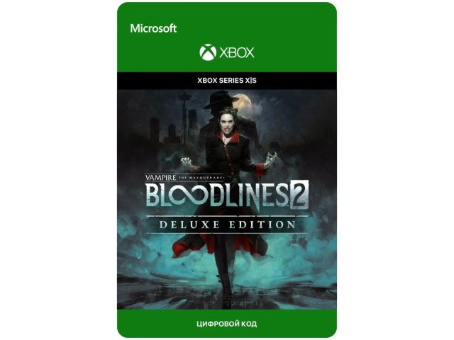 Игра Vampire The Masquerade Bloodlines 2 - Deluxe Edition для Xbox Series X S, электронный ключ