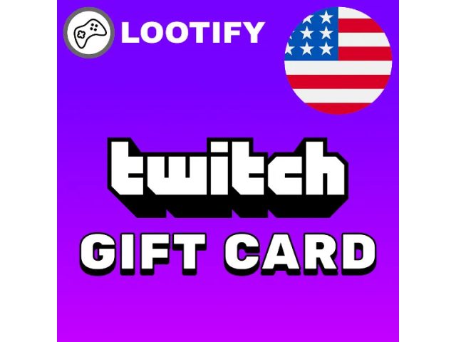 Twitch Gift Card (USD) 75 USD - цифровая карта