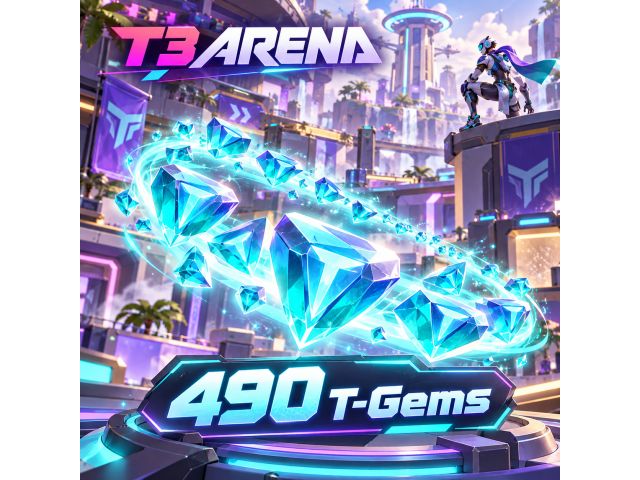 T3 Arena — 490 T-Gems (пополнение по ID)