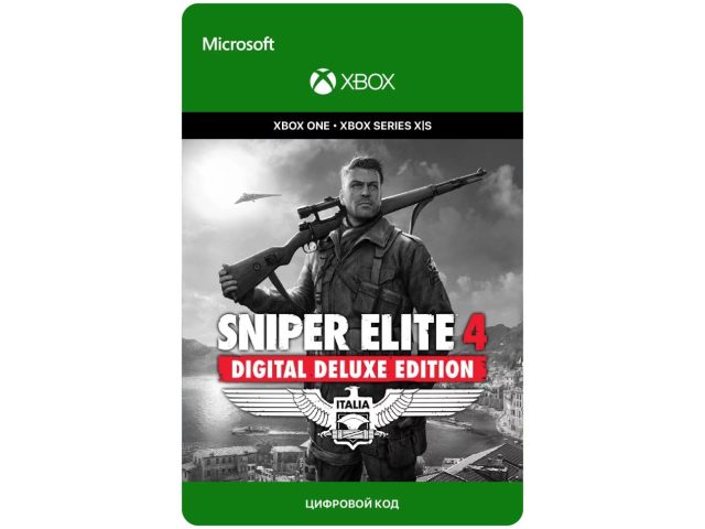 Игра Sniper Elite 4 Digital Deluxe Edition для Xbox One/Series X S, электронный ключ