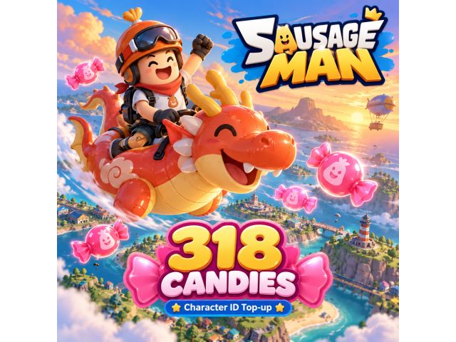 Sausage Man — 318 Candies (пополнение по Character ID)