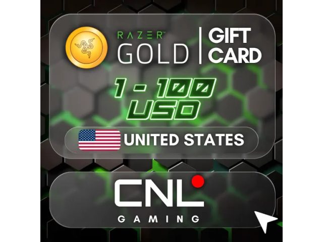 Razer Gold (US) 500 USD США - цифровая карта