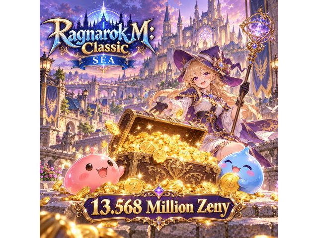 Ragnarok M: Classic (SEA) — 13.568 Million Zeny