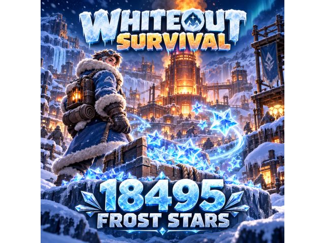 Whiteout Survival — 18495 Frost Stars (пополнение по Player ID)