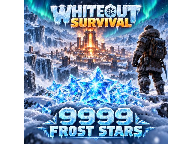 Whiteout Survival — 9999 Frost Stars (пополнение по Player ID)