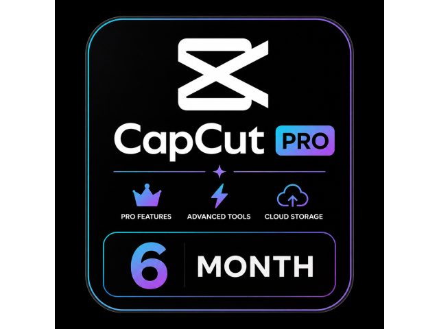CapCut Pro | 6 MONTH | Private account | Instant