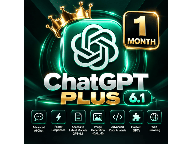 ChatGPT 6.1 ASTRA | PLUS 1 месяц | CODEX | ЛИЧНЫЙ | ПРОДЛЕНИЕ