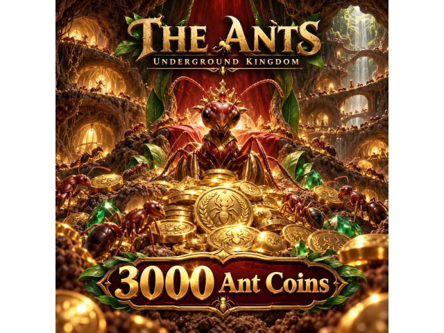 The Ants: Underground Kingdom — 3000 Ant Coins (по User ID)