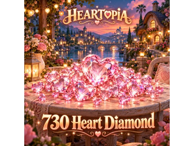 Heartopia — 730 Heart Diamond (пополнение по ID)