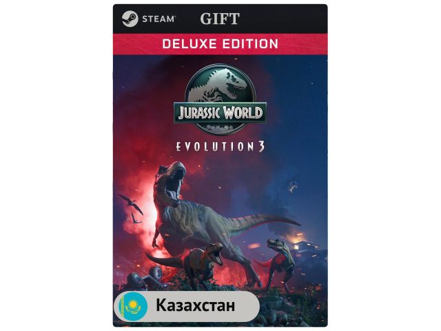 Игра Jurassic World Evolution 3: Deluxe Edition для PC (ПК) Steam, Steam Deck, GIFT Казахстан