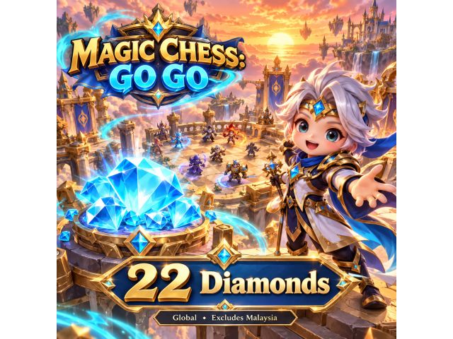 Magic Chess: Go Go — 22 Diamonds (Global, кроме Малайзии)
