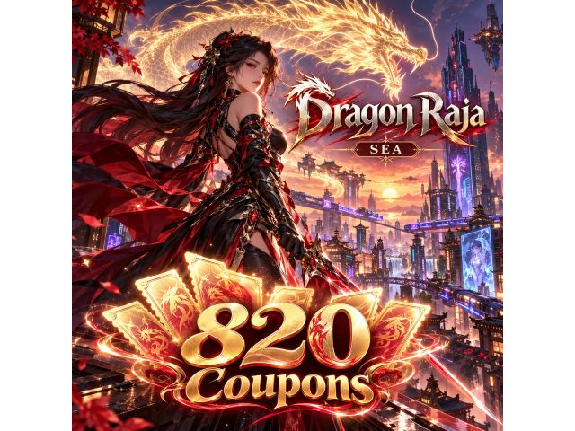 Dragon Raja (SEA) — 820 Coupons