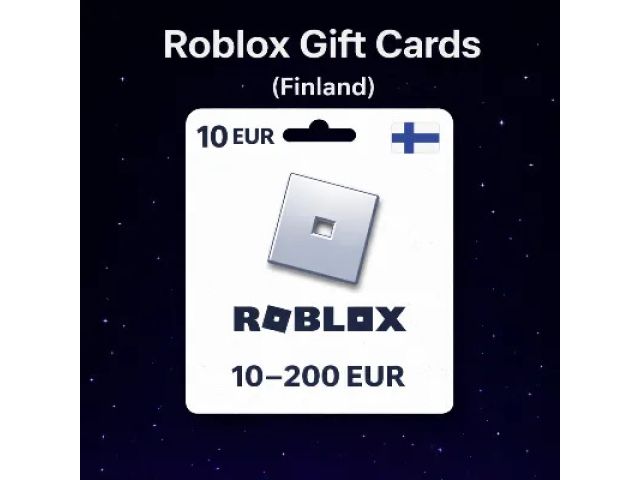 Roblox (FI) 100 EUR Финляндия - цифровая карта